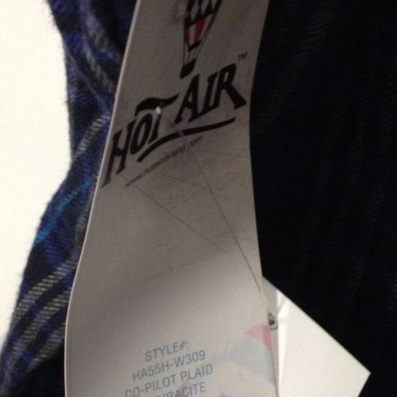 NWT Hot Air Blue Stripe Button Down Classic Shirt - Picture 3 of 3